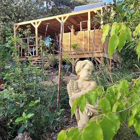 Villa Couples Amoureux Propriete 4000m2 Cabane-maison Ecolo Piscine Privee Clim Terrasse Dans Les Arbres