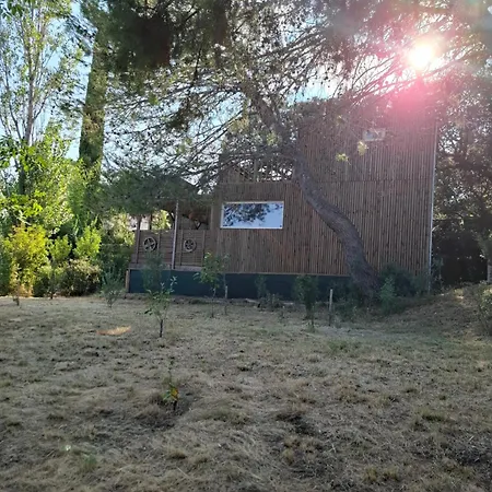 Villa Couples Amoureux Propriete 4000m2 Cabane-maison Ecolo Piscine Privee Clim Terrasse Dans Les Arbres Combas (Gard)