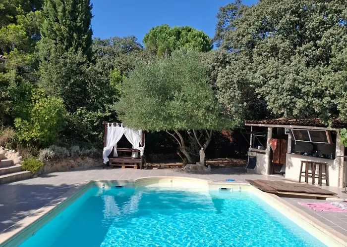 Vila Couples Amoureux Gde Propriete 4000m2 Avec 2 Maisons Independantes Grande Piscine Privee Clim *